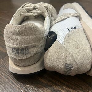 P448 Suede and White Sneakers